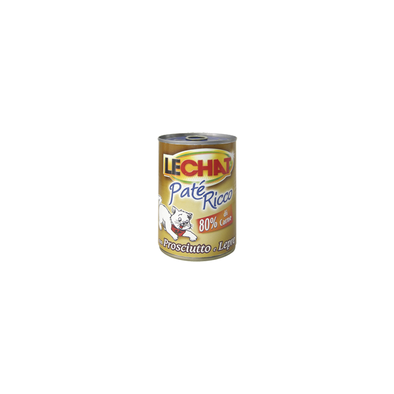 Monge Lechat Patè Ricco Paté con prosciutto e lepre 400 gr