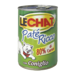 Monge Lechat Patè Ricco Paté con coniglio 400 gr