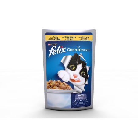 Purina Felix Sensations con Pollo in gelatina con Carote