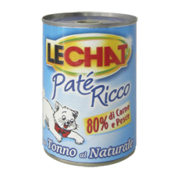 Monge Lechat Patè Ricco Paté con tonno al naturale 400 gr