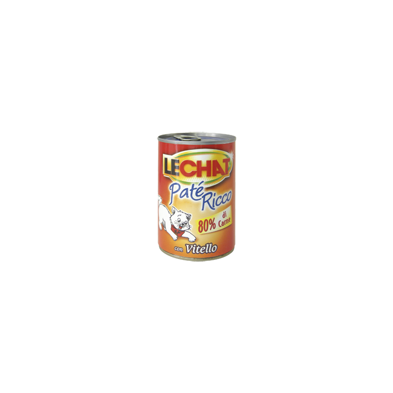 Monge Lechat Patè Ricco Paté con vitello 400 gr