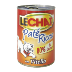 Monge Lechat Patè Ricco Paté con vitello 400 gr