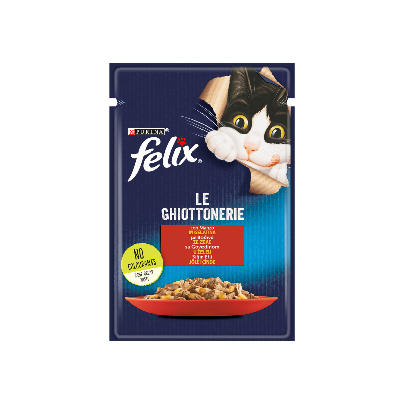 Purina Felix le Ghiottonerie con Manzo