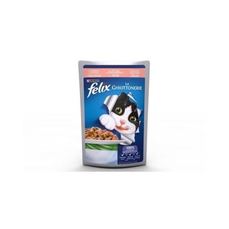 Purina Felix le Ghiottonerie con Salmone e zucchine