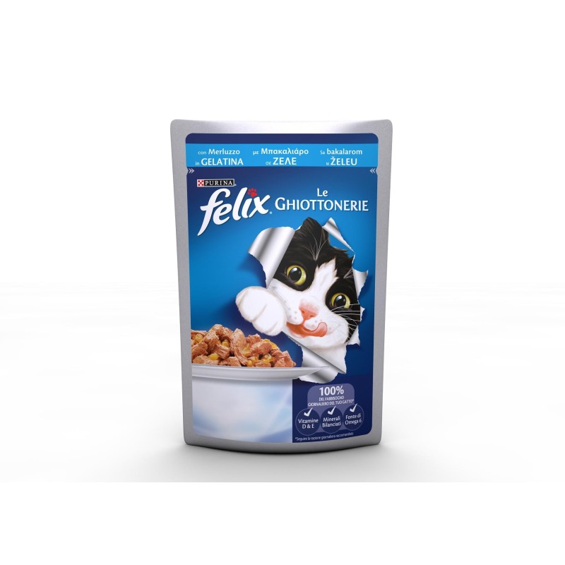 Purina Felix le Ghiottonerie con Merluzzo
