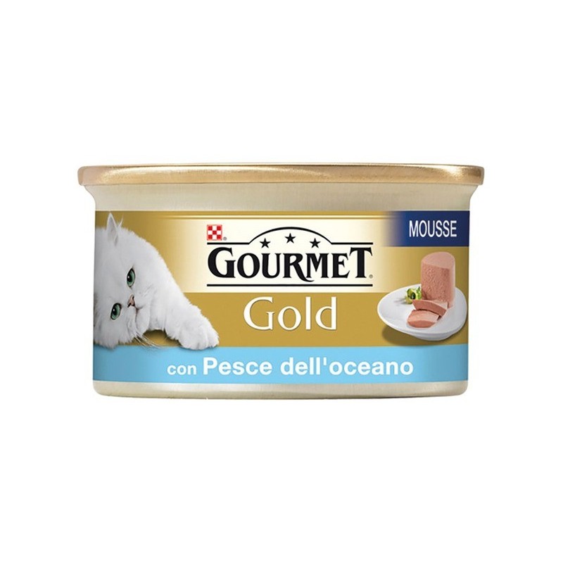 Purina Nestlè Gourmet Gold MOUSSE CON PESCE DELL'OCEANO 85gr