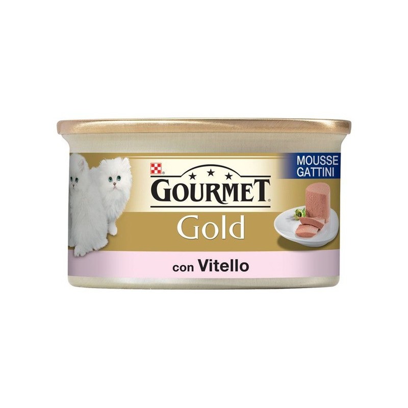 Purina Nestlè Gourmet Gold MOUSSE GATTINI CON VITELLO 85gr