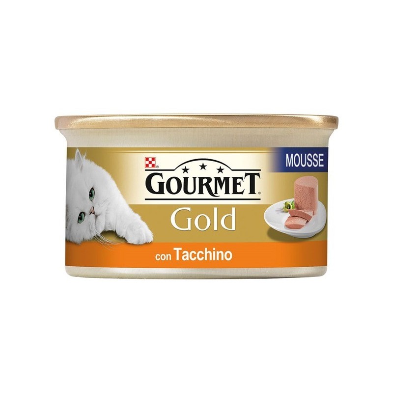 Purina Nestlè Gourmet Gold MOUSSE CON TACCHINO 85gr