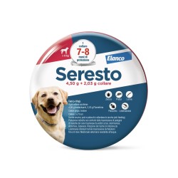 Seresto Collare Cani Oltre 8 Kg Originale Antipulci e Zecche 8 Mesi Spedizione Veloce