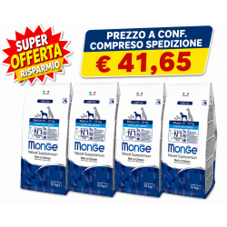 Monge Superpremium Medium Puppy & Junior Cane con Pollo da 12 kg acquisto minimo 4 sacchi*