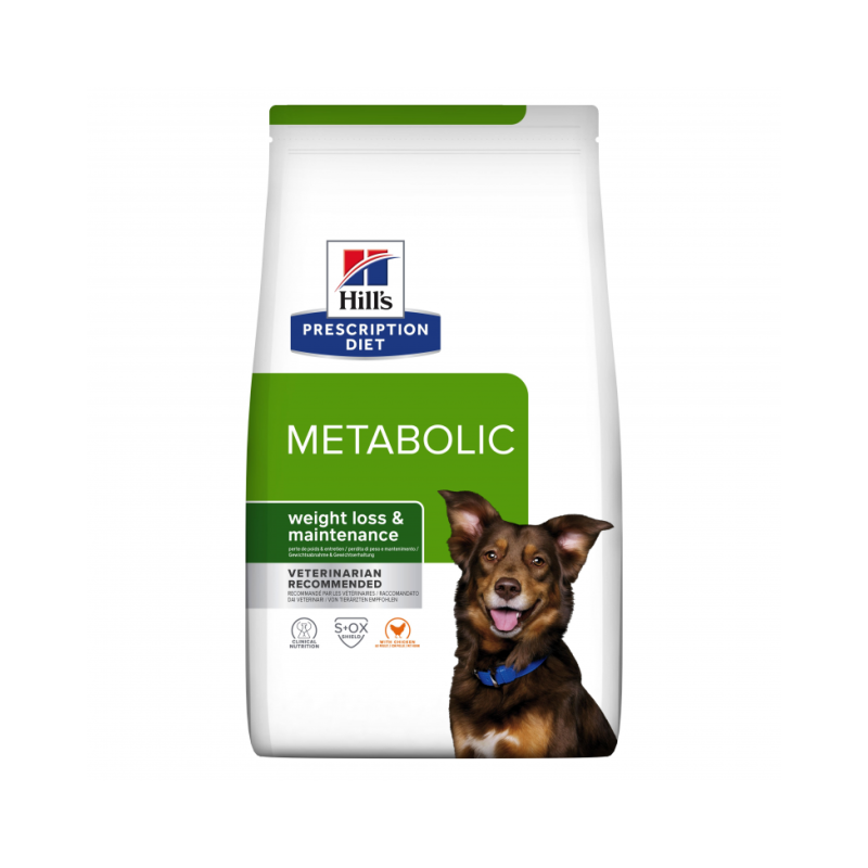 Hill's Prescription Diet Metabolic Canine Original perdita e mantenimento peso 12Kg secco ( CONFEZIONE DANNEGGIATA )