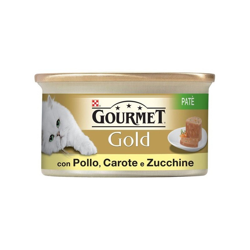 Purina Nestlè Gourmet Gold Patè gr 85 con POLLO CAROTE E ZUCCHINE