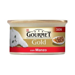 Purina Nestlè Gourmet Gold Dadini in salsa gr 85 con MANZO