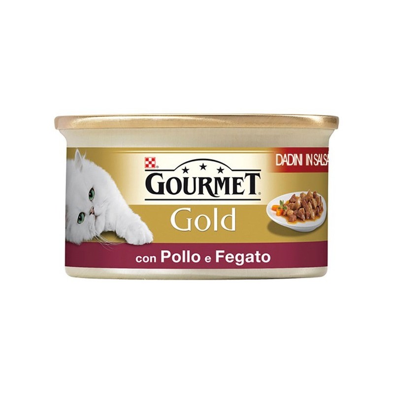 Purina Nestlè Gourmet Gold Dadini in salsa gr 85 con POLLO E FEGATO