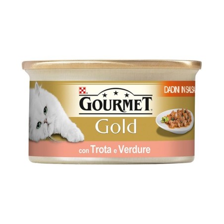 Purina Nestlè Gourmet Gold Dadini in salsa gr 85 con TROTA E VERDURE