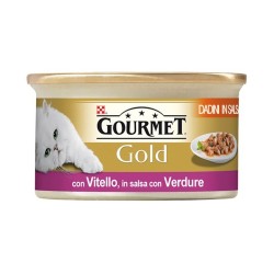 Purina Nestlè Gourmet Gold Dadini in salsa gr 85 con VITELLO E VERDURE