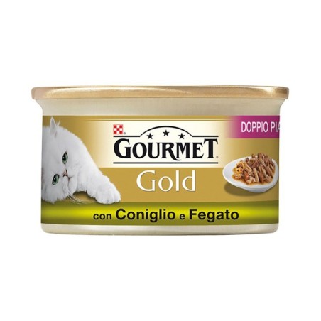 Purina Nestlè Gourmet Gold Doppio Piacere gr 85 con CONIGLIO E FEGATO