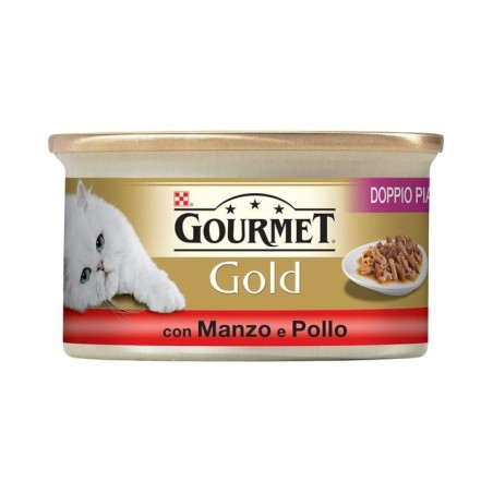 Purina Nestlè Gourmet Gold Doppio Piacere gr 85 con MANZO E POLLO
