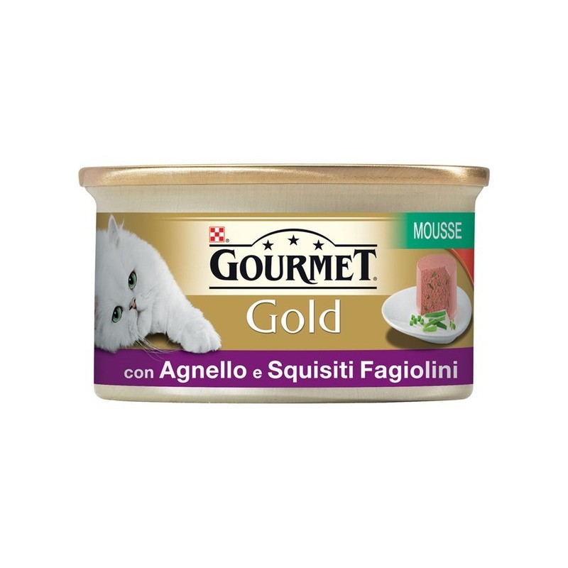 Purina Nestlè Gourmet Gold MOUSSE con AGNELLO E SQUISITI FAGIOLINI 85gr