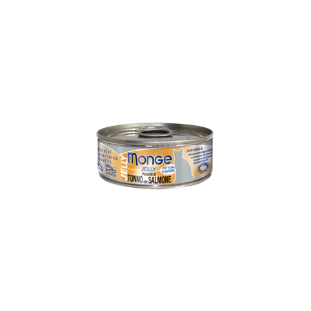 Monge Superpremium Jelly Pezzetti di tonno bonito con pregiato salmone in gelatina 80 gr