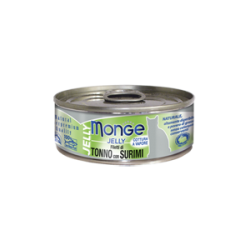 Monge Superpremium Jelly Filetti di Tonno del Pacifico con Delicato Surimi in Gelatina 80 gr