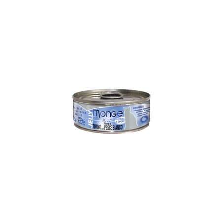 Monge Superpremium Jelly Filetti di tonno del Pacifico e pesce bianco in gelatina 80 gr