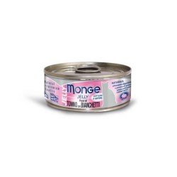 Monge Superpremium Jelly Pezzi di tonno del Pacifico con Alici in gelatina 80 gr