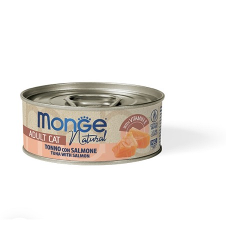 Monge Superpremium Cotti al vapore natural Tonno del Pacifico con salmone 80 gr