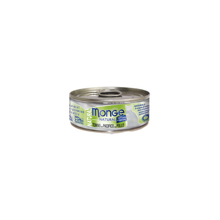 Monge Superpremium Cotti al vapore natural Tonno del Pacifico con pollo 80 gr