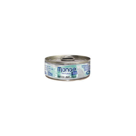 Monge Superpremium Cotti al vapore natural Fantasia di mare con pollo 80 gr