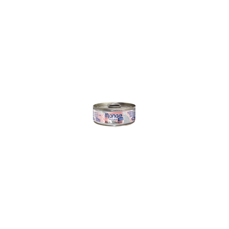 Monge Superpremium Cotti al vapore natural Tonno e pollo con gamberetti 80 gr
