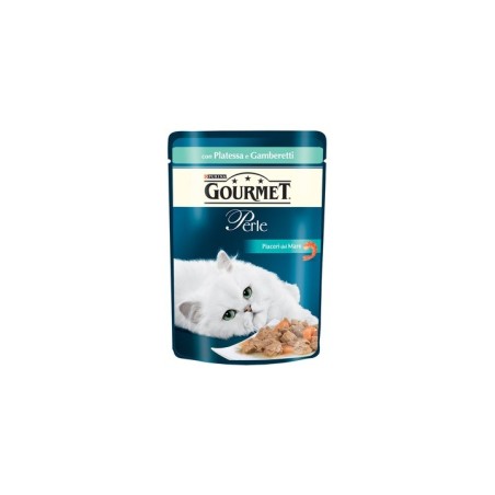 Purina Gourmet Perle Piaceri Del Mare Gr.85 con platessa e gamberetti interi