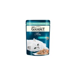 Purina Gourmet Perle Piaceri Del Mare Gr.85 con platessa e gamberetti interi