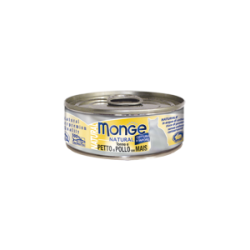 Monge Superpremium Cotti al vapore natural Tonno e Petto di pollo con mais 80 gr