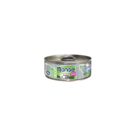 Monge Superpremium Delicate Pezzetti di pollo con asparagi 80 gr