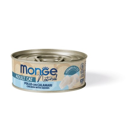 Monge Superpremium Cotti al vapore Natural Pollo con calamari 80 gr