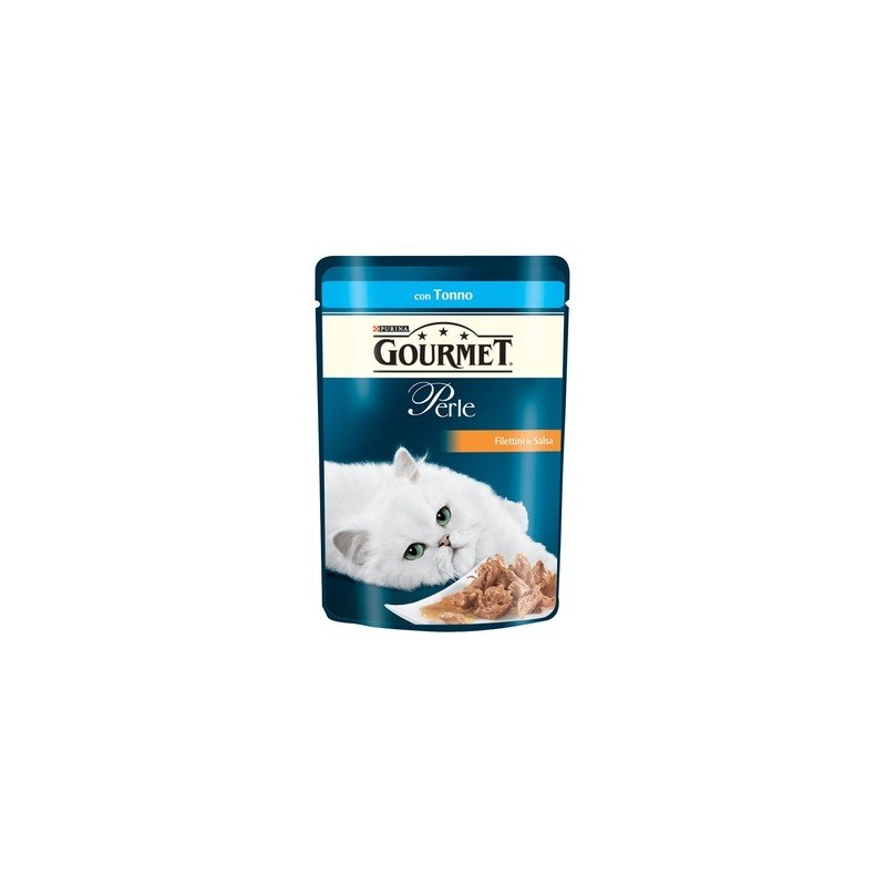 Purina Gourmet Perle Filettini In Salsa Gr.85 con tonno