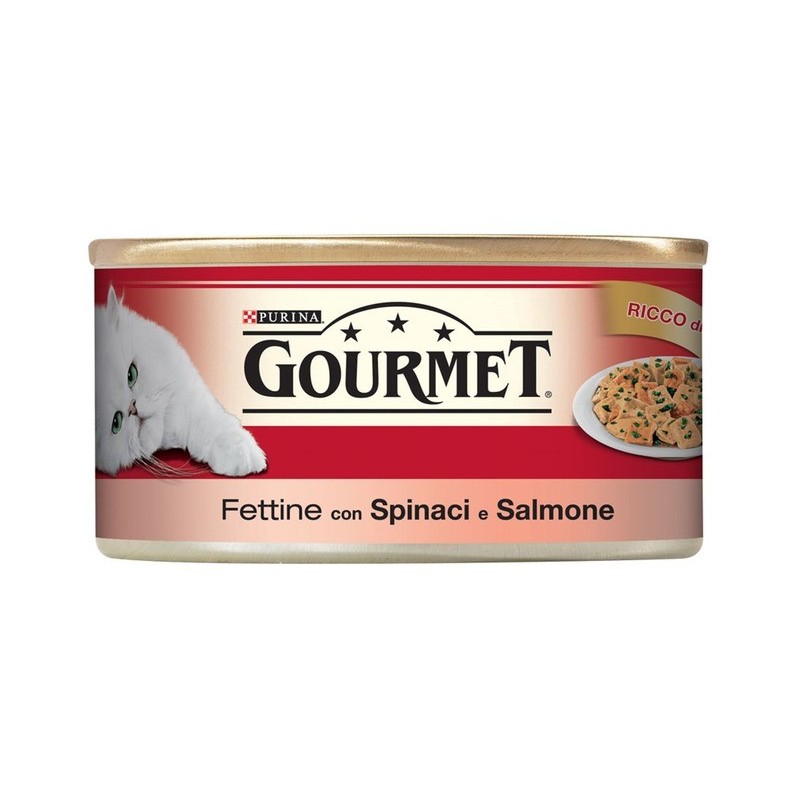 Purina Gourmet 195gr fettine con spinaci con salmone