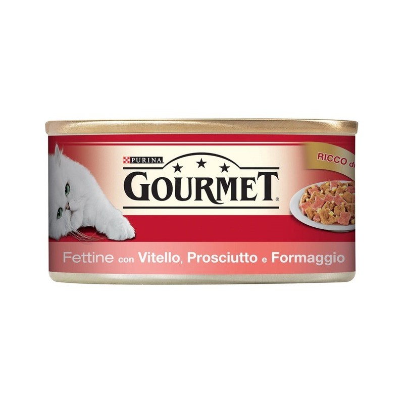 Purina Gourmet 195gr fettine con formaggio con vitello e prosciutto