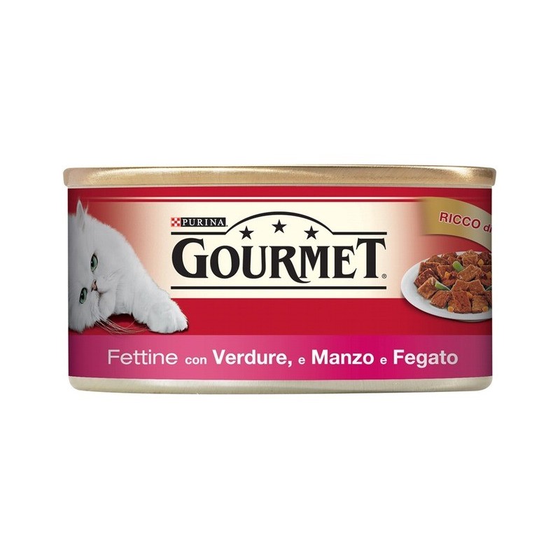 Purina Gourmet 195gr - fettine con verdure con manzo e fegato