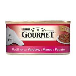 Purina Gourmet 195gr - fettine con verdure con manzo e fegato