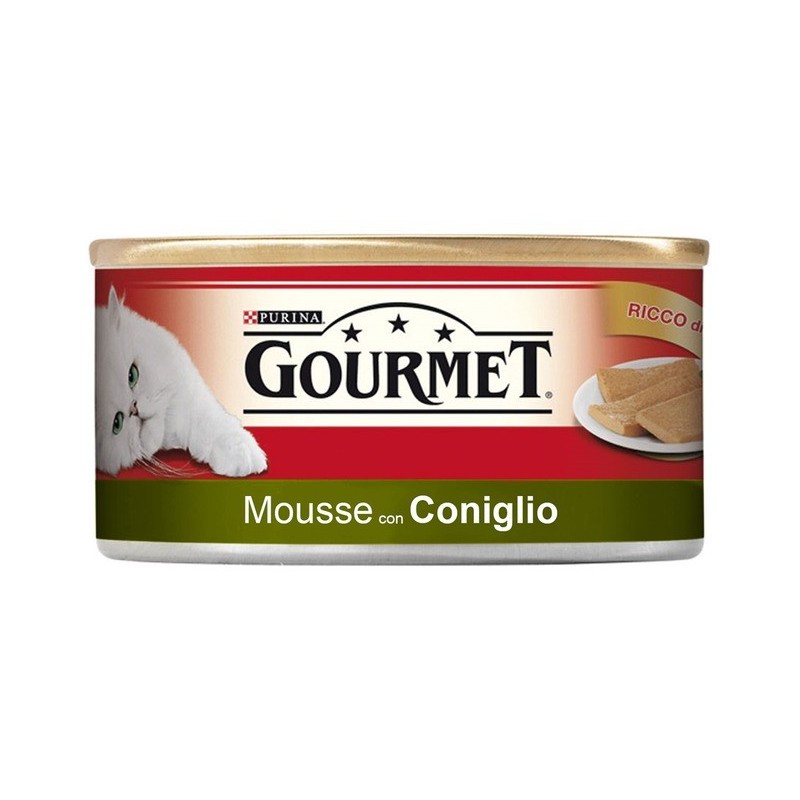 Purina Gourmet 195gr - soffice mousse con coniglio