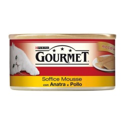 Purina Gourmet 195gr - soffice mousse con anatra e pollo