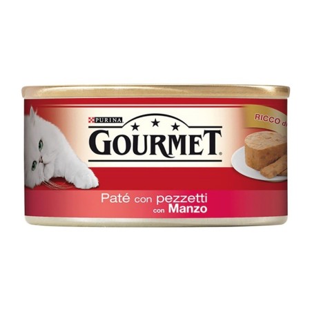 Purina Gourmet 195gr pate' con pezzetti con vitello fegato e verdure