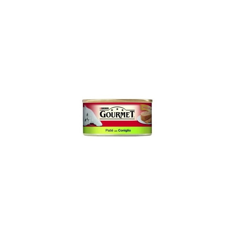 Purina Gourmet 195gr pate' con pezzetti con coniglio