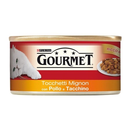 Purina Gourmet 195gr tocchetti mignon con pollo e tacchino