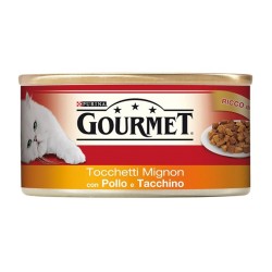 Purina Gourmet 195gr tocchetti mignon con pollo e tacchino