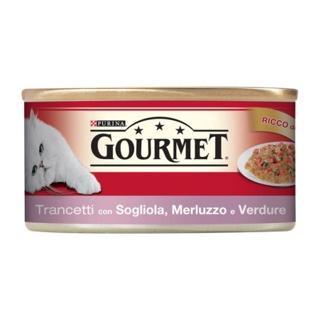 Purina Gourmet 195gr trancetti in gelee con sogliola merluzzo e verdure