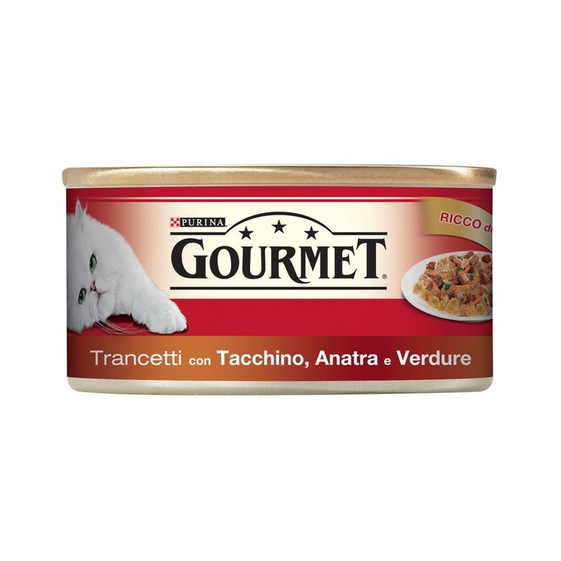 Purina Gourmet 195gr trancetti in gelee con anatra tacchino e verdure