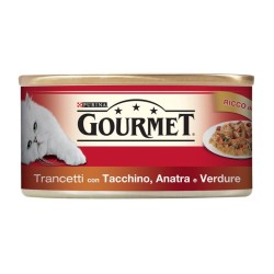 Purina Gourmet 195gr trancetti in gelee con anatra tacchino e verdure